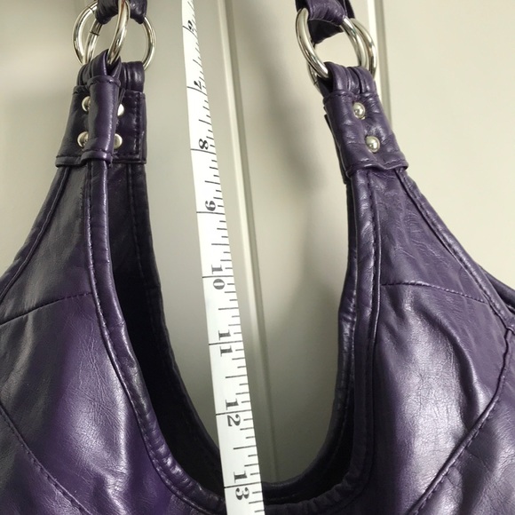 Ruffled Purple Tote - Picture 5 of 8